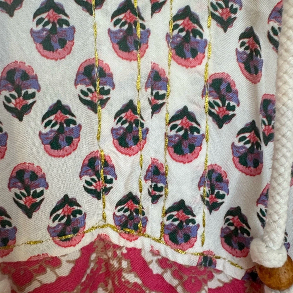 Chelsea & Theodore White and Pink Floral Dress Size 2XL/2T - Picture 6 of 6
